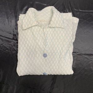 Vintage unique button up blouse - HANDMADE